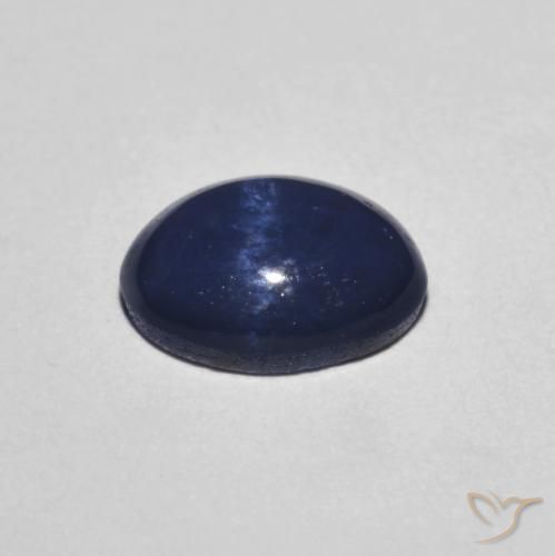 Saphir étoilé Bleu marine naturelle ovale, 1.82 ct, Opaque