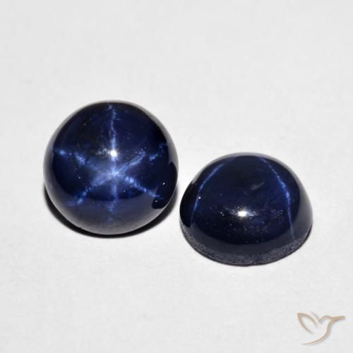 Shop natural 4.11ct Bleu marine Saphir étoilé gems, Tour, from Thaïlande at GemSelect. In stock, global shipping!