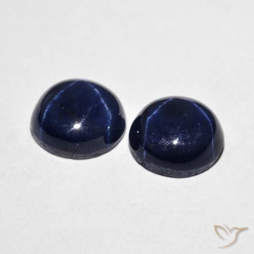 Shop natural 4.11ct Bleu marine Saphir étoilé gems, Tour, from Thaïlande at GemSelect. In stock, global shipping!