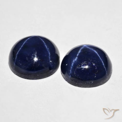 Achetez naturel 8,96ct bleue saphir étoilé gems, coupe roude, en provenance thaïlande chez gemselect. en stock, livraison internationale!