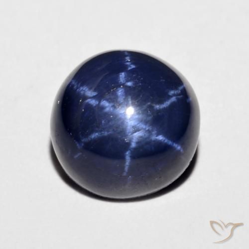 Saphir étoilé Bleu marine naturelle Tour, 4.46 ct, Opaque