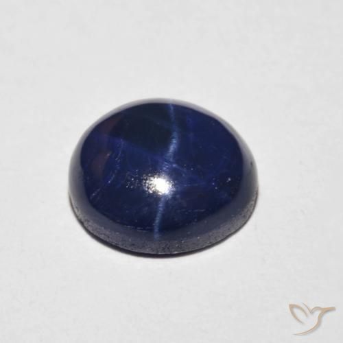 Saphir étoilé Bleu marine naturelle Tour, 3.88 ct, Opaque