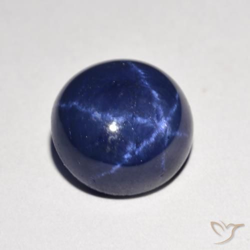 Saphir étoilé Bleu marine naturelle Tour, 4.24 ct, Opaque