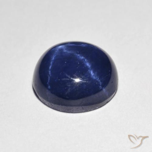 Saphir étoilé Bleu marine naturelle Tour, 4.24 ct, Opaque