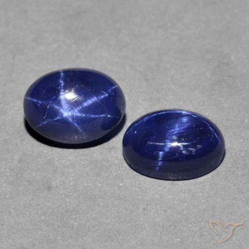 Shop natural 3.09ct Bleu marine Saphir étoilé gems, ovale, from Thaïlande at GemSelect. In stock, global shipping!