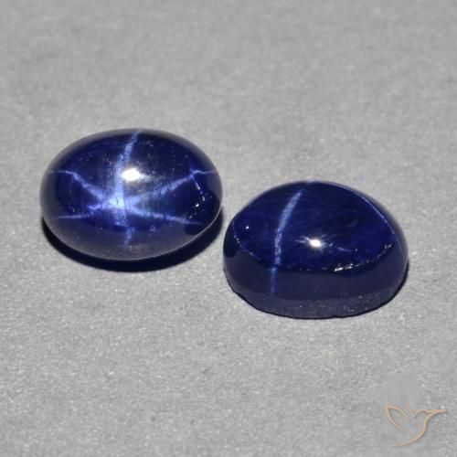 Shop natural 3.46ct Bleu marine Saphir étoilé gems, ovale, from Thaïlande at GemSelect. In stock, global shipping!
