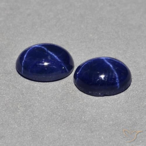 Shop natural 2.48ct Bleu marine Saphir étoilé gems, ovale, from Thaïlande at GemSelect. In stock, global shipping!
