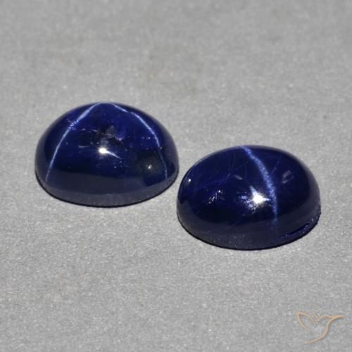 Shop natural 3.18ct Bleu marine Saphir étoilé gems, ovale, from Thaïlande at GemSelect. In stock, global shipping!