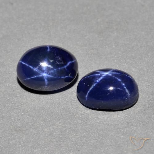 Shop natural 3.10ct Bleu marine Saphir étoilé gems, ovale, from Thaïlande at GemSelect. In stock, global shipping!
