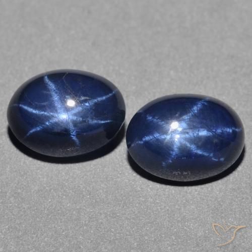 Achetez naturel 3,14ct bleue saphir étoilé gems, coupe ovale, en provenance thaïlande chez gemselect. en stock, livraison internationale!