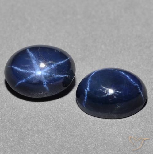 Achetez naturel 3,14ct bleue saphir étoilé gems, coupe ovale, en provenance thaïlande chez gemselect. en stock, livraison internationale!