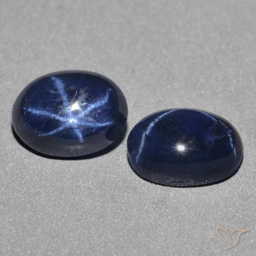 Shop natural 2.69ct Bleu foncé Saphir étoilé gems, ovale, from Thaïlande at GemSelect. In stock, global shipping!