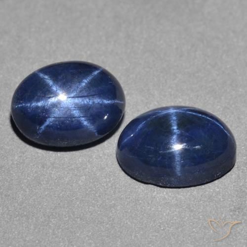 Shop natural 2.74ct Bleu marine profond Saphir étoilé gems, ovale, from Thaïlande at GemSelect. In stock, global shipping!