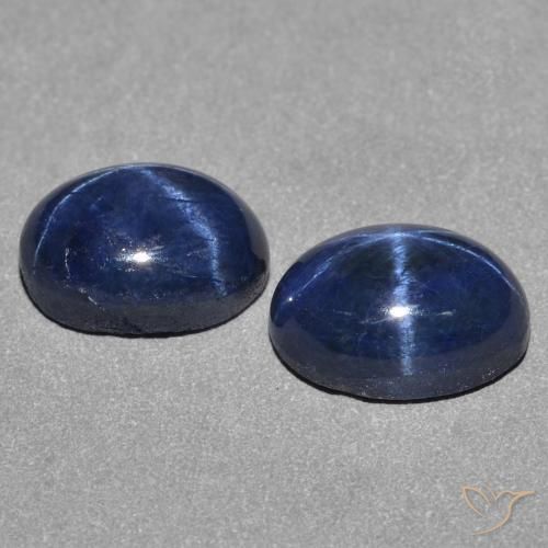 Shop natural 2.74ct Bleu marine profond Saphir étoilé gems, ovale, from Thaïlande at GemSelect. In stock, global shipping!