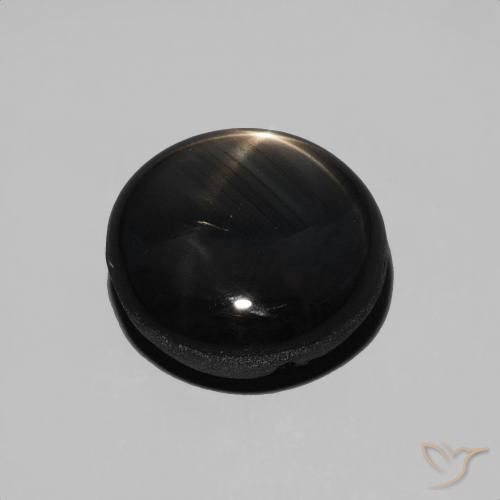 Saphir étoilé Noire naturelle Tour, 6.21 ct, Opaque