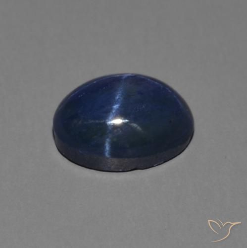 Saphir étoilé Bleu royal naturelle ovale, 1.63 ct, Opaque