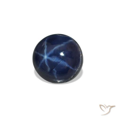 Saphir étoilé Bleu foncé naturelle Tour, 0.62 ct, Opaque
