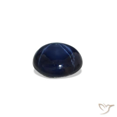 Saphir étoilé Bleu foncé naturelle Tour, 0.62 ct, Opaque