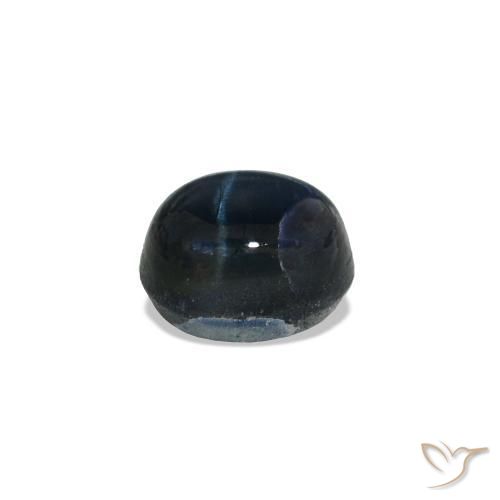 Saphir étoilé Bleu foncé naturelle ovale, 0.94 ct, Opaque