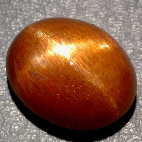 Pierre de soleil étoilée Brun doré naturelle Coupe ovale, 40.13 ct, Opaque