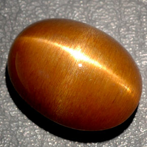 Pierre de soleil étoilée Brun doré naturelle Coupe ovale, 36.54 ct, Opaque