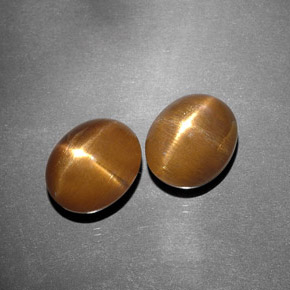 Achetez naturel ct marron pierre de soleil étoilée gems, coupe ovale, en provenance inde chez gemselect. en stock, livraison internationale!