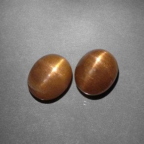 Achetez naturel ct marron pierre de soleil étoilée gems, coupe ovale, en provenance inde chez gemselect. en stock, livraison internationale!