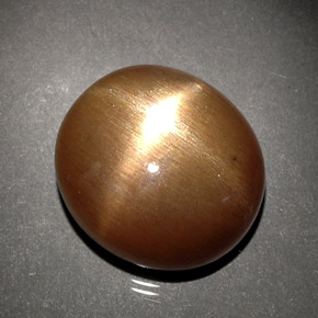Pierre de soleil étoilée Brun doré naturelle Coupe ovale, 8.90 ct, Opaque