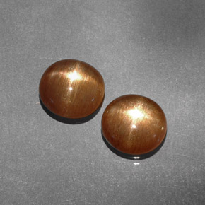 Achetez naturel ct Brun doré Pierre de soleil étoilée gems, Coupe ovale, En provenance Inde chez GemSelect. En stock, livraison internationale!