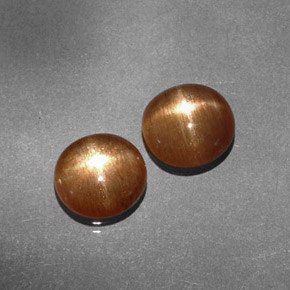 Achetez naturel ct Brun doré Pierre de soleil étoilée gems, Coupe ovale, En provenance Inde chez GemSelect. En stock, livraison internationale!