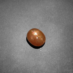 Pierre de soleil étoilée Brun doré naturelle Coupe ovale, 1.19 ct, Opaque