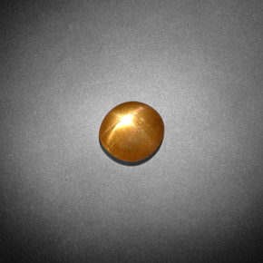 Pierre de soleil étoilée Brun doré naturelle Coupe ovale, 0.85 ct, Opaque