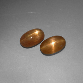 Achetez naturel ct Brun doré Pierre de soleil étoilée gems, Coupe ovale, En provenance Inde chez GemSelect. En stock, livraison internationale!