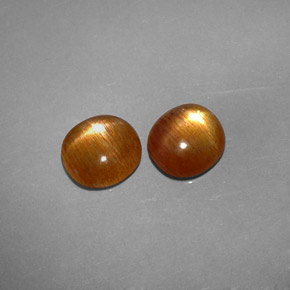 Achetez naturel ct Brun doré Pierre de soleil étoilée gems, Coupe ovale, En provenance Inde chez GemSelect. En stock, livraison internationale!