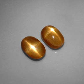 Achetez naturel ct marron pierre de soleil étoilée gems, coupe ovale, en provenance inde chez gemselect. en stock, livraison internationale!