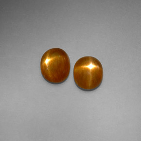 Achetez naturel ct Brun doré Pierre de soleil étoilée gems, Coupe ovale, En provenance Inde chez GemSelect. En stock, livraison internationale!