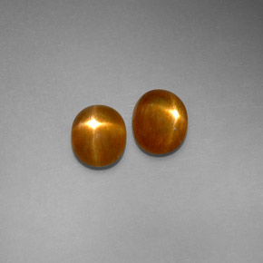 Achetez naturel ct Brun doré Pierre de soleil étoilée gems, Coupe ovale, En provenance Inde chez GemSelect. En stock, livraison internationale!