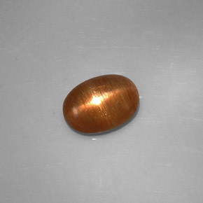 Pierre de soleil étoilée Brun doré naturelle Coupe ovale, 1.37 ct, Opaque