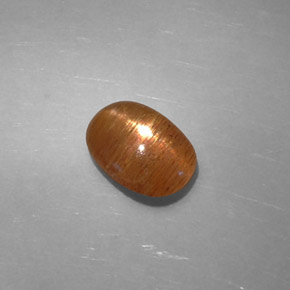 Pierre de soleil étoilée Brun doré naturelle Coupe ovale, 1.48 ct, Opaque