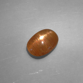 Pierre de soleil étoilée Brun doré naturelle Coupe ovale, 1.48 ct, Opaque