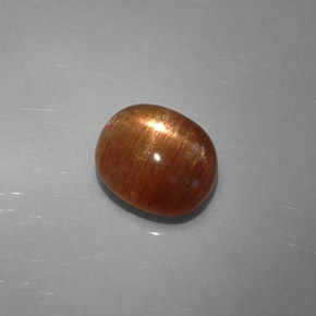 Pierre de soleil étoilée Brun doré naturelle Coupe ovale, 2.20 ct, Opaque