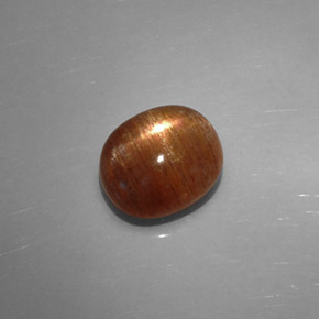 Pierre de soleil étoilée Brun doré naturelle Coupe ovale, 2.20 ct, Opaque
