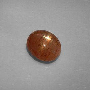 Pierre de soleil étoilée Brun doré naturelle Coupe ovale, 2.22 ct, Opaque