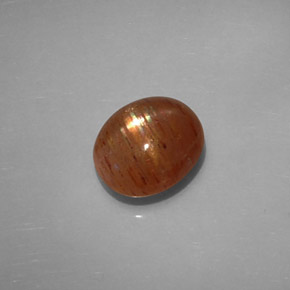 Pierre de soleil étoilée Brun doré naturelle Coupe ovale, 2.22 ct, Opaque