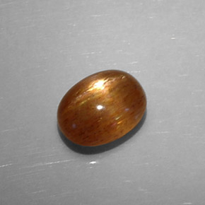 Pierre de soleil étoilée Brun doré naturelle Coupe ovale, 1.87 ct, Opaque