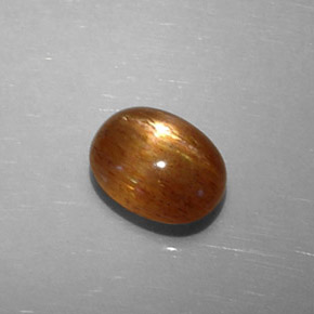Pierre de soleil étoilée Brun doré naturelle Coupe ovale, 1.87 ct, Opaque