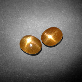 Achetez naturel ct marron pierre de soleil étoilée gems, coupe ovale, en provenance inde chez gemselect. en stock, livraison internationale!