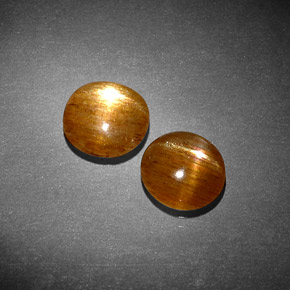 Achetez naturel ct Brun doré Pierre de soleil étoilée gems, Coupe ovale, En provenance Inde chez GemSelect. En stock, livraison internationale!
