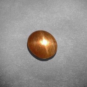 Pierre de soleil étoilée Brun doré naturelle Coupe ovale, 1.55 ct, Opaque