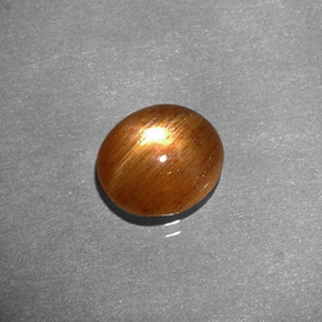 Pierre de soleil étoilée Brun doré naturelle Coupe ovale, 1.34 ct, Opaque